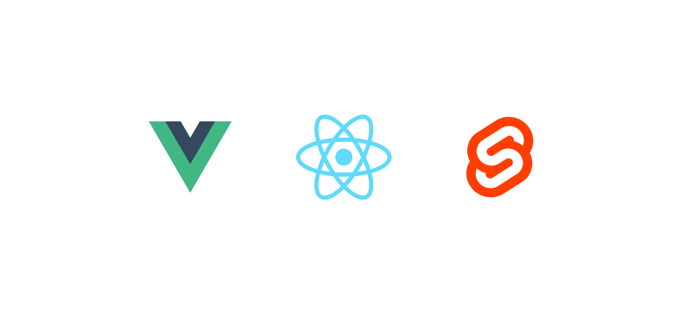 [사진 6] SPA의 3대장 React, Vue, Svelte